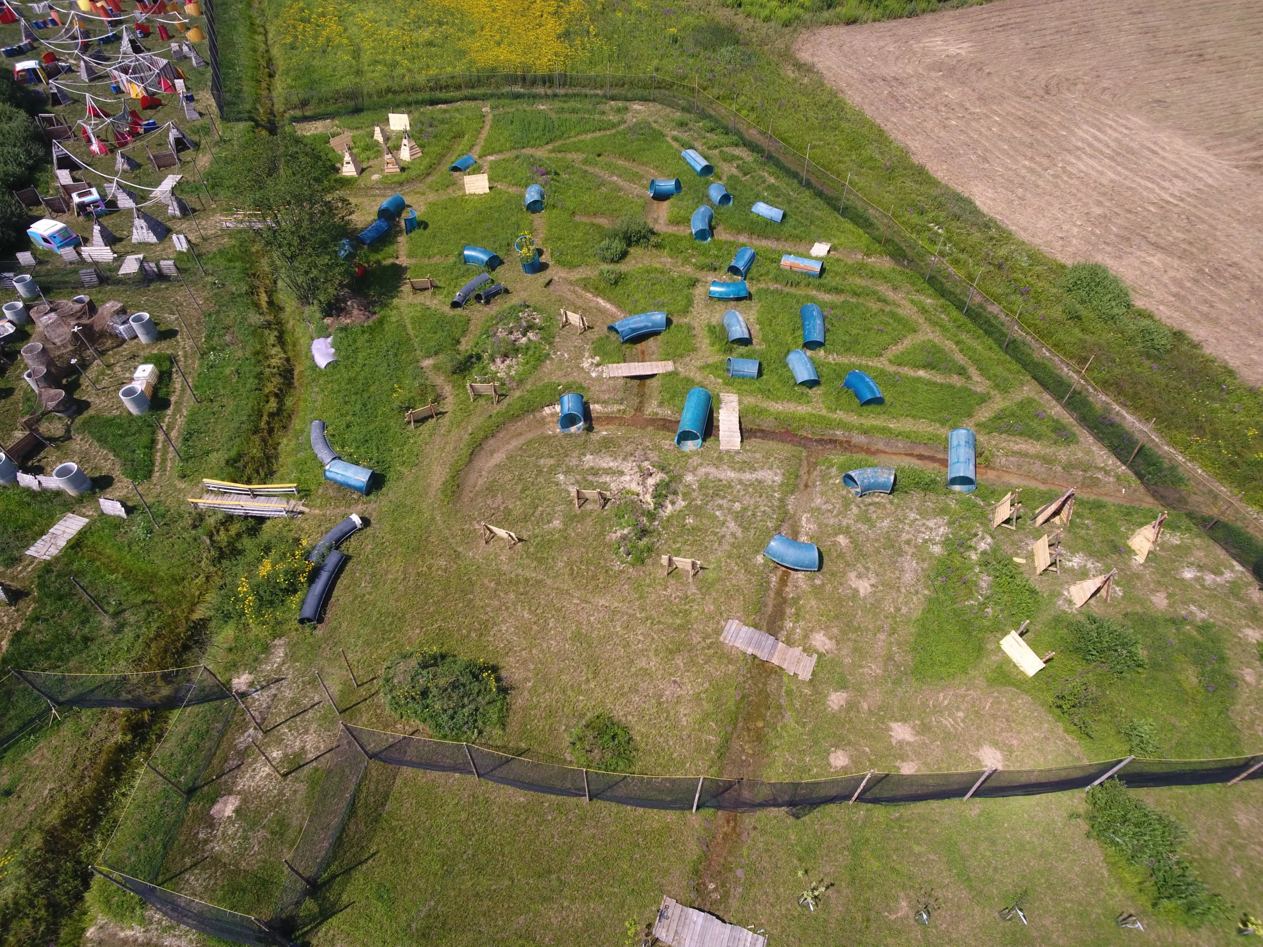 Arena Mocy - Największe pole paintballowe w Polsce